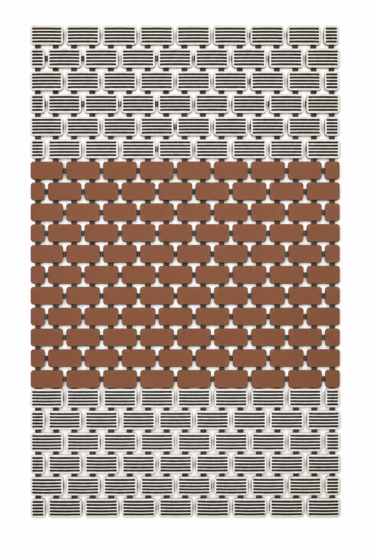 Spa Quick-Dry Shower Mat — Brown