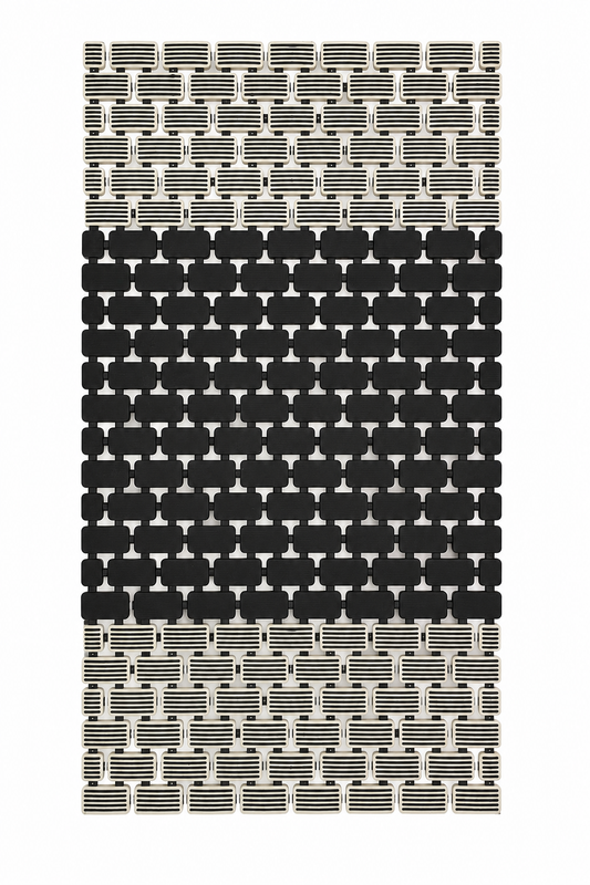 Spa Quick-Dry Shower Mat — Black