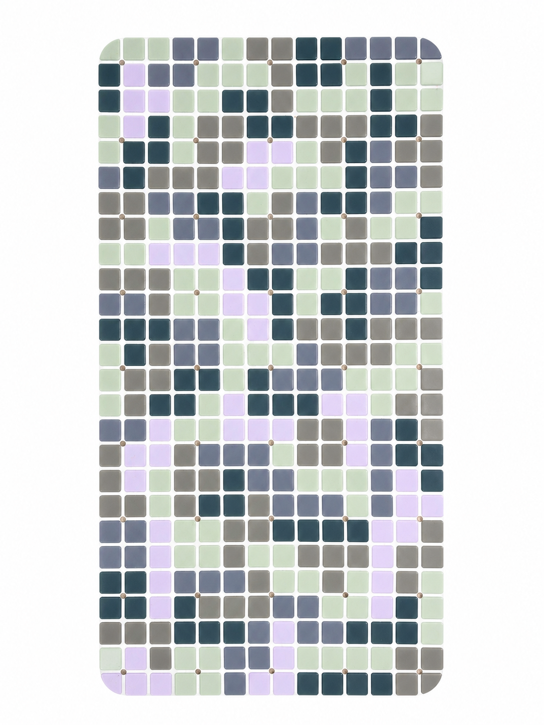 Mosaic Pastel Shower Mat