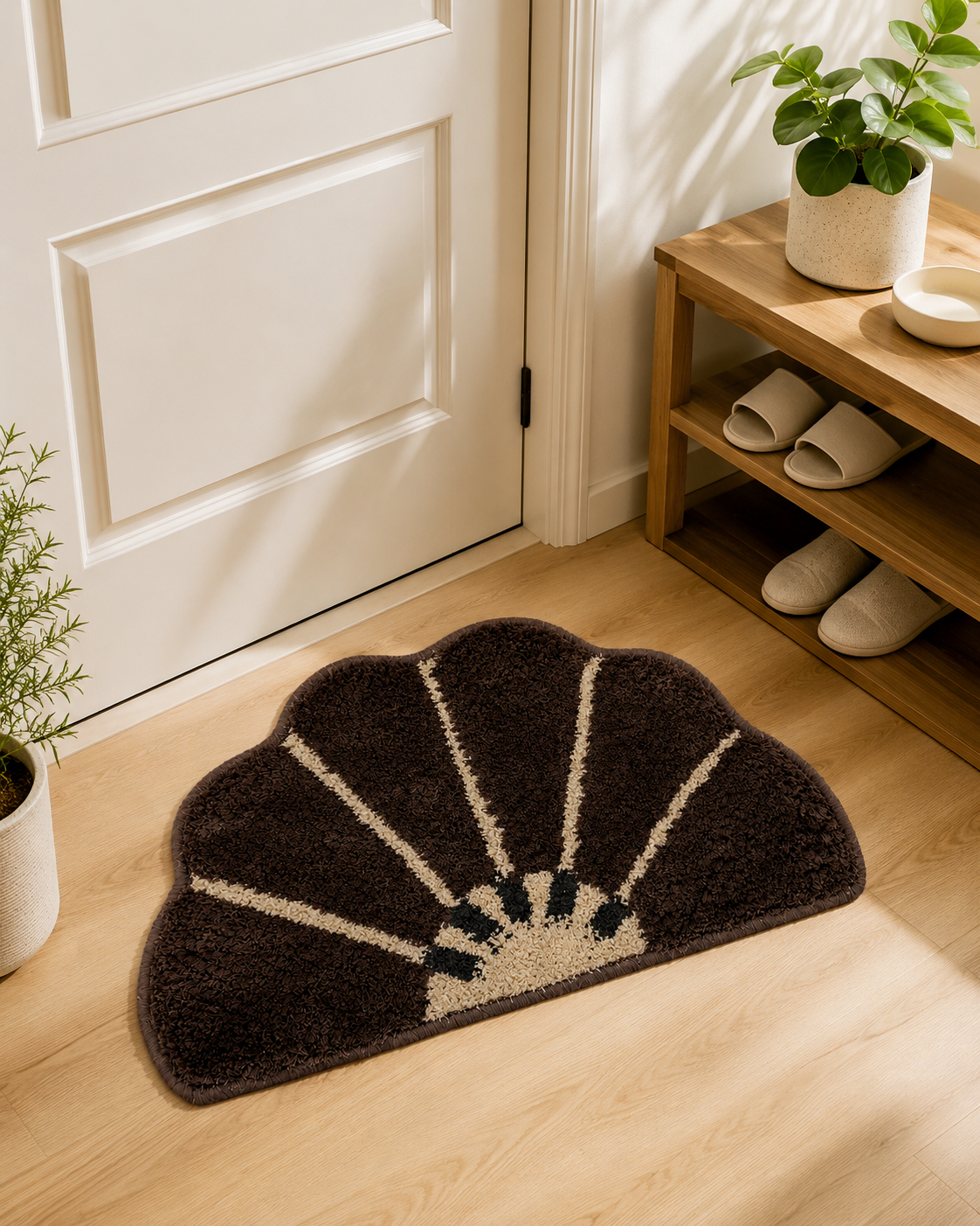 Half Moon Plush Doormat