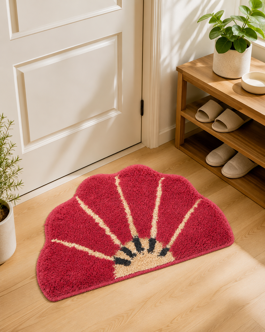Half Moon Plush Doormat