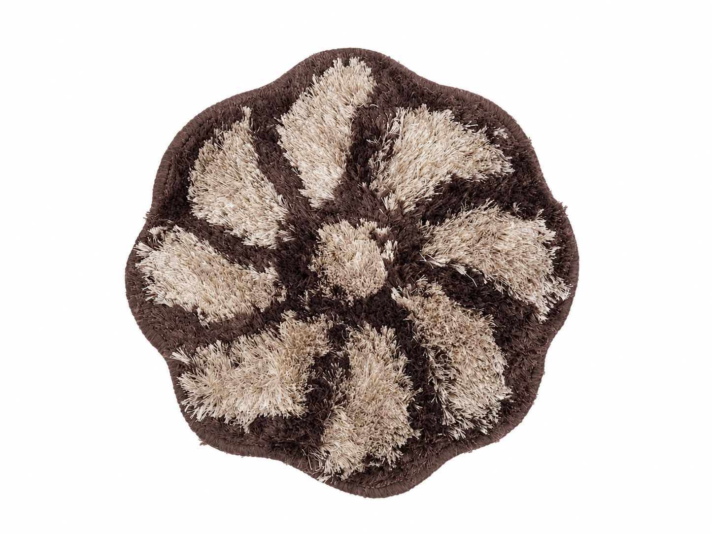 Floral Shaggy Area Rug